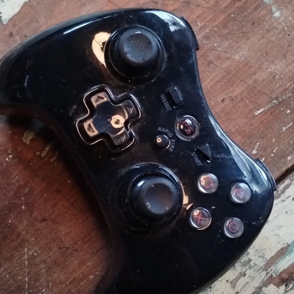 Rocketfish Rapid Fire Wireless Controller For PS3 - Black